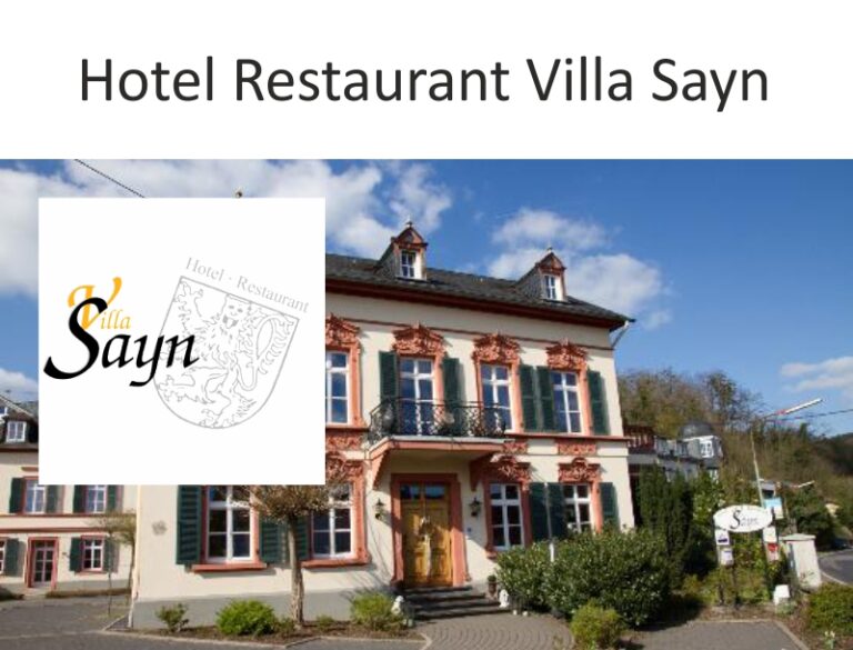 Mehr über den Artikel erfahren Hotel Restaurant Villa Sayn