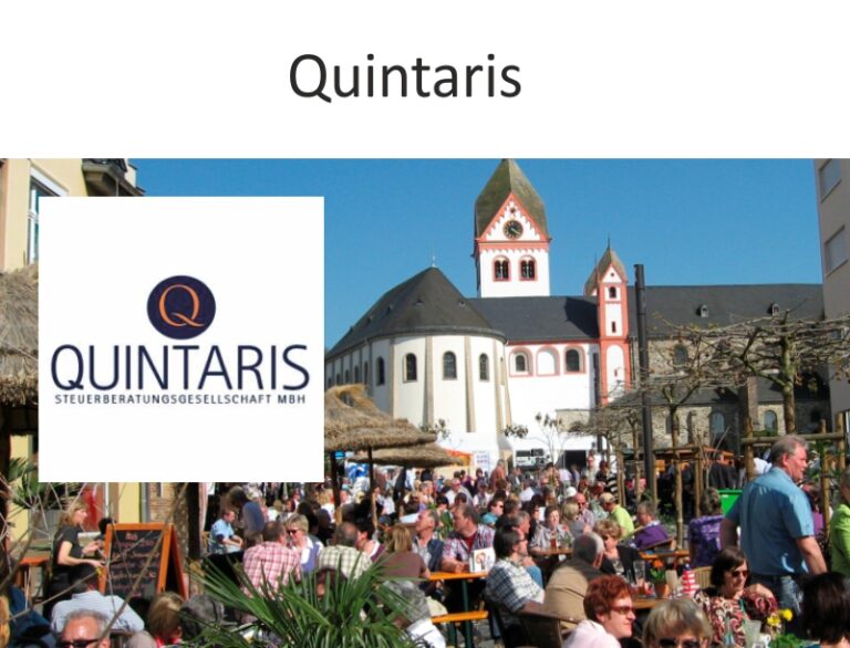 Mehr über den Artikel erfahren Quintaris Steuerberatungsgesellschaft mbH